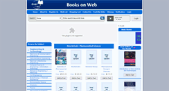 Desktop Screenshot of booksonweb.net