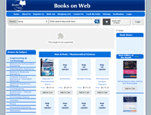 Tablet Screenshot of booksonweb.net